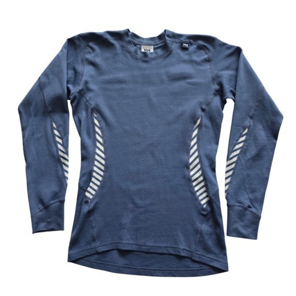 Helly Hansen Women's LIFA ACTIVE Stripe Crew Base Layer Top M